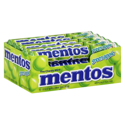 Mentos Chewy Mint 15pc Green Apple-wholesale