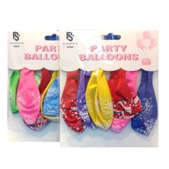 Balloons Happy birthday 6ct Asst Clrs-wholesale