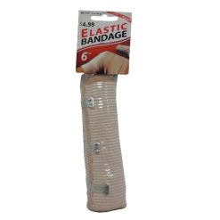 Elastic Bandage 6in W-Clips-wholesale
