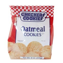 Checkers Oatmeal Cookies 8oz-wholesale