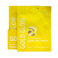 **Gold Glow Foil Eye Mask 1pair-wholesale