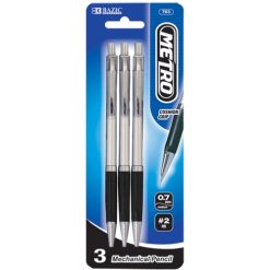 Pencils Mechanical 3pk 0.7mm W-Lead-wholesale
