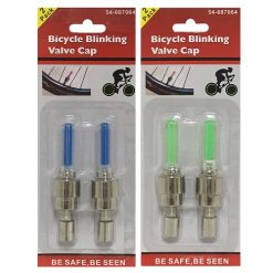 Bicycle Blinking Valve Cap Asst Clrs-wholesale