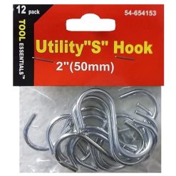 Utility S Hookds 2in 12pk-wholesale