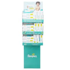 Pampers Baby Wipes 56ct Shipper-wholesale