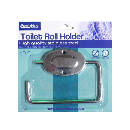Toilet Roll Holder SS 1pc 5.2 X 3.8in-wholesale