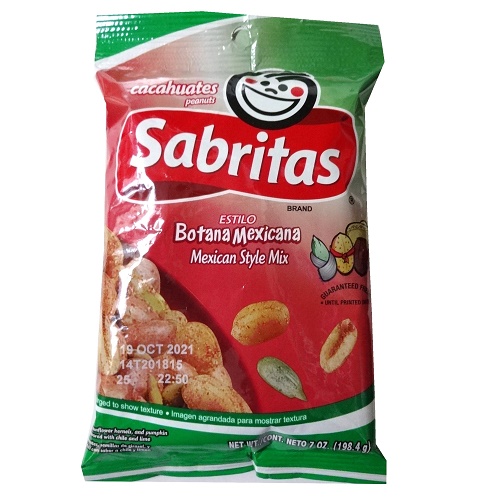 Sabritas Peanuts Mexican Style Mix 7oz-wholesale