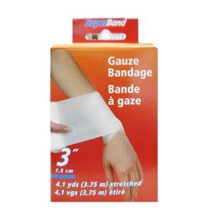 Super Band Gauze Bandage 3in X 4.1y