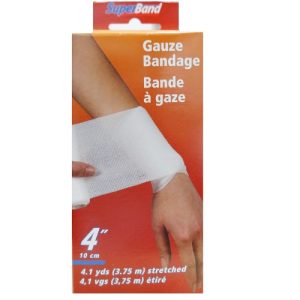 Super Band Gauze Bandage 4in X 4.1yds