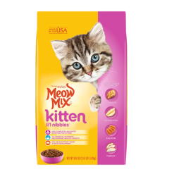 Meow Mix 3.15 Lbs Kitten Lil Nibbles-wholesale
