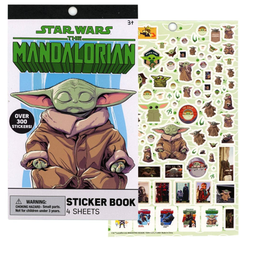 Star Wars Mandalorian Stickers 4 Sheets-wholesale Star Wars Mandalorian Stickers 4 Sheets-wholesale