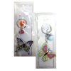Keychain Butterfly Asst Clrs-wholesale Keychain Butterfly Asst Clrs-wholesale