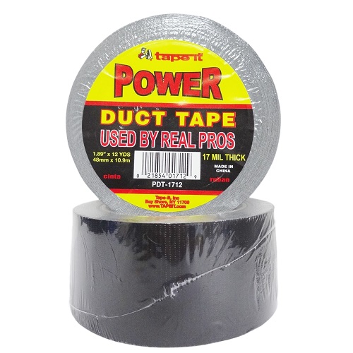 Tape-It Duct Tape 1.89X12yrds Black-wholesale Tape-It Duct Tape 1.89X12yrds Black-wholesale