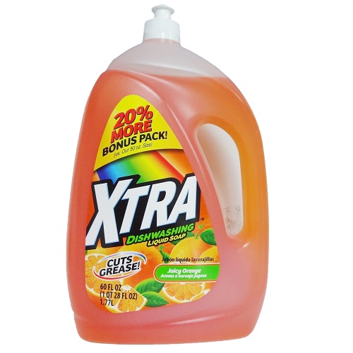 Xtra Dish Liq 60oz Juicy Orange-wholesale Xtra Dish Liq 60oz Juicy Orange-wholesale
