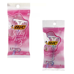 Bic Silky Touch 3 Razor 1pc Pink-wholesale