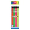 Fluorescent Wood Pencils 8pk Asst Clrs-wholesale