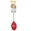 Glad Slotted Spoon Silicone Red 13in-wholesale