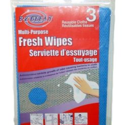 ***E-Z Clean Fresh Wipes 3pc Multi--wholesale
