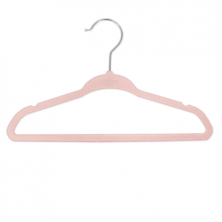 Baby Hangers Velvet 1pc Pink-wholesale