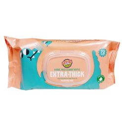 Earths Best Baby Wipes 72ct Extra-Thick-wholesale