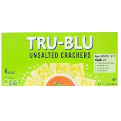 Tru-Blu Unsalted Crackers 16oz-wholesale