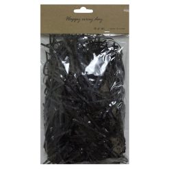 Paper Shreds 25g Glitter Black-wholesale