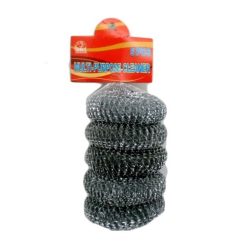 Scourer Pads 5pc Stainless Steel-wholesale