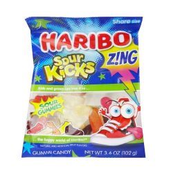 Haribo Gummies 3.6oz Sour Kicks-wholesale
