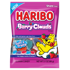 Haribo Gummies 3.1oz Berry Clouds-wholesale