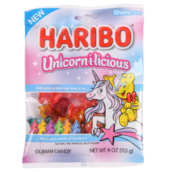 Haribo Gummies 4oz Unicorn-i-licious-wholesale