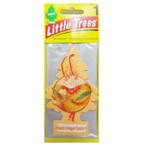 Little Trees Air Fresh Peach Ginger 1pc-wholesale Little Trees Air Fresh Peach Ginger 1pc-wholesale