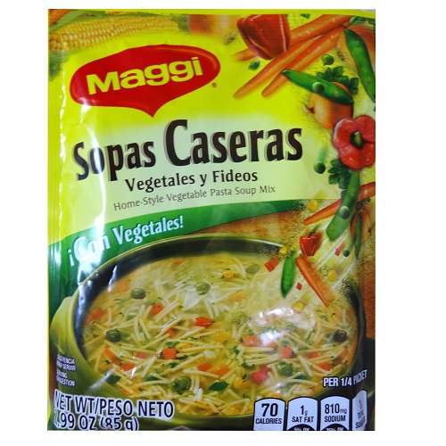 Maggi Sopas Caseras 2.99oz Fideos W-Vege-wholesale