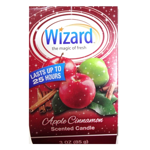 Wizard Scent Candle 3oz Apple Cinna-wholesale