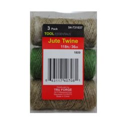 Jute Twine 118 Ft. 3Pk-wholesale