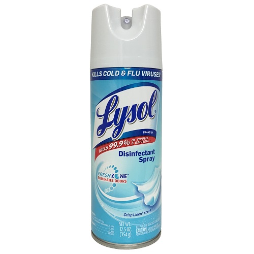Lysol Disinf Spray 12.5oz Crisp Linen-wholesale Lysol Disinf Spray 12.5oz Crisp Linen-wholesale