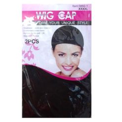 Wig Cap Black 2pc-wholesale
