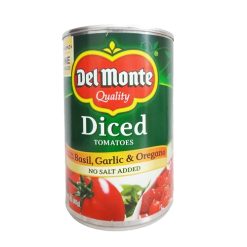 Del Monte Diced Tomatoes 14.5oz No Salt-wholesale