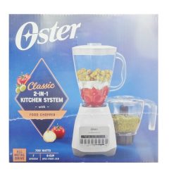 Oster Blender White W-Food Chopper-wholesale