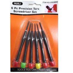 Screwdriver Precicion Torx Set 6pc-wholesale