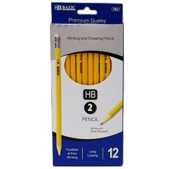 Pencil #2 Yellow 12pc-wholesale
