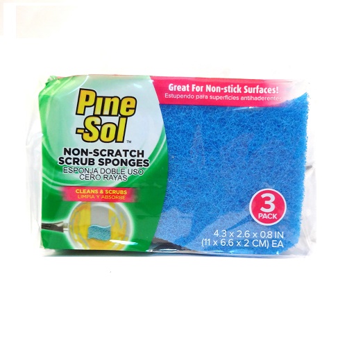 Pine-Sol Scrub Sponges 3pk-wholesale Pine-Sol Scrub Sponges 3pk-wholesale