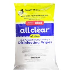 All Clear Disinf Wipes 40ct Multi-Purpos-wholesale