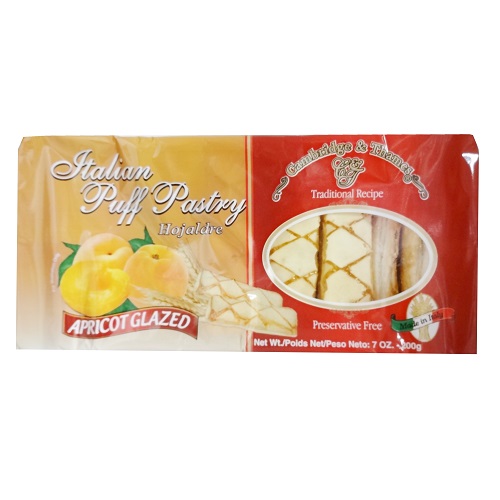 C & T Italian Puff Pastry 7oz Apricot Gl-wholesale