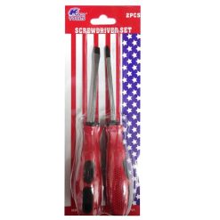 Screwdriver Set 2pc Red-wholesale