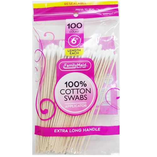 Cotton Swabs 6in 100ct Make Up Applicato-wholesale