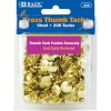 Thumb Tacks Brass 200ct-wholesale