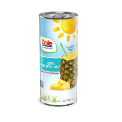 Dole Pineapple Juice 8.4oz 100% + CRV-wholesale