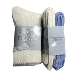 Women Cozy Socks 2pk 9-11 Asst-wholesale