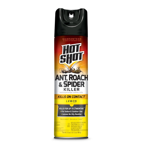 Hot Shot Ant Roach & Spider 17.5oz Lemon-wholesale Hot Shot Ant Roach & Spider 17.5oz Lemon-wholesale