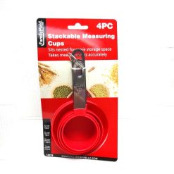 Measuring Cups 4pc Red-wholesale
